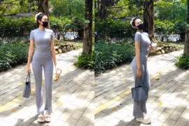 Doãn Hải My khoe body, ba vòng cực chuẩn hậu sinh con
