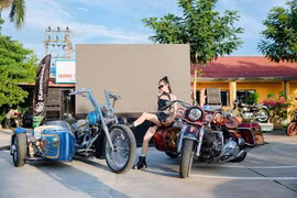 [GALLERY] Ngắm Harley-Davidson Dyna và Road King sidecar hàng hiếm ở Hưng Yên