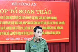 Bộ Công an họp Tổ biên tập dự án Luật sửa đổi, bổ sung luật