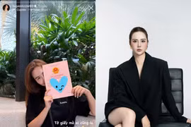 Cựu hot girl Huyền Lizzie khoe sổ đỏ làm netizen "xin vía"
