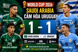 [INFOGRAPHIC] Saudi Arabia gây bất ngờ khi cầm hòa Uruguay tại World Cup 2026