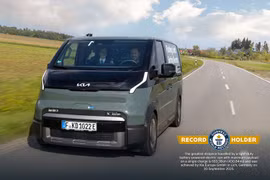 Kia PV5 van điện lập lỷ lục thế giới khi chạy tới 693 km/sạc