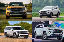 Ford Everest là "vua" phân khúc SUV cỡ D tại Việt Nam tháng 10/2025