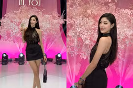 Đi show ca nhạc, cựu hot girl bóng chuyền Đặng Thu Huyền khoe vóc dáng chuẩn