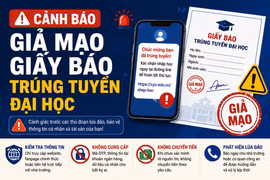 [INFOGRAPHIC] Cảnh báo giả mạo giấy báo trúng tuyển Đại học