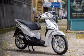 Piaggio Liberty 50cc tại Việt Nam vẫn là dấu hỏi với xăng sinh học E10?