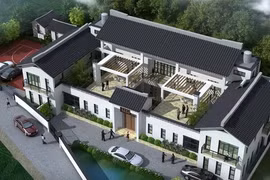 Khám phá "biệt phủ" dưỡng già 1.000m2 con trai tặng bố mẹ