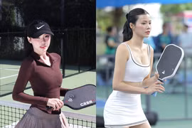 Gái đẹp Đắk Lắk ghi điểm tuyệt đối khi xuất hiện trên sân pickleball