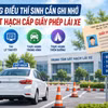 [INFOGRAPHIC] 4 điều thí sinh cần nhớ khi sát hạch lái xe