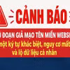 Cảnh báo thủ đoạn giả mạo tên miền website để đánh cắp tiền, dữ liệu