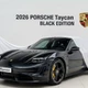 Chi tiết Porsche Taycan Black Edition 2026 đậm chất thể thao