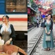 Thả dáng ở phố đường tàu Hà Nội, gái xinh sáng nhất cõi mạng