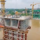 Cầu Phong Châu - Phú Thọ dần thành hình vươn ra sông Hồng