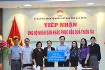 VUSTA hỗ trợ đồng bào ảnh hưởng bởi thiên tai tại Cao Bằng