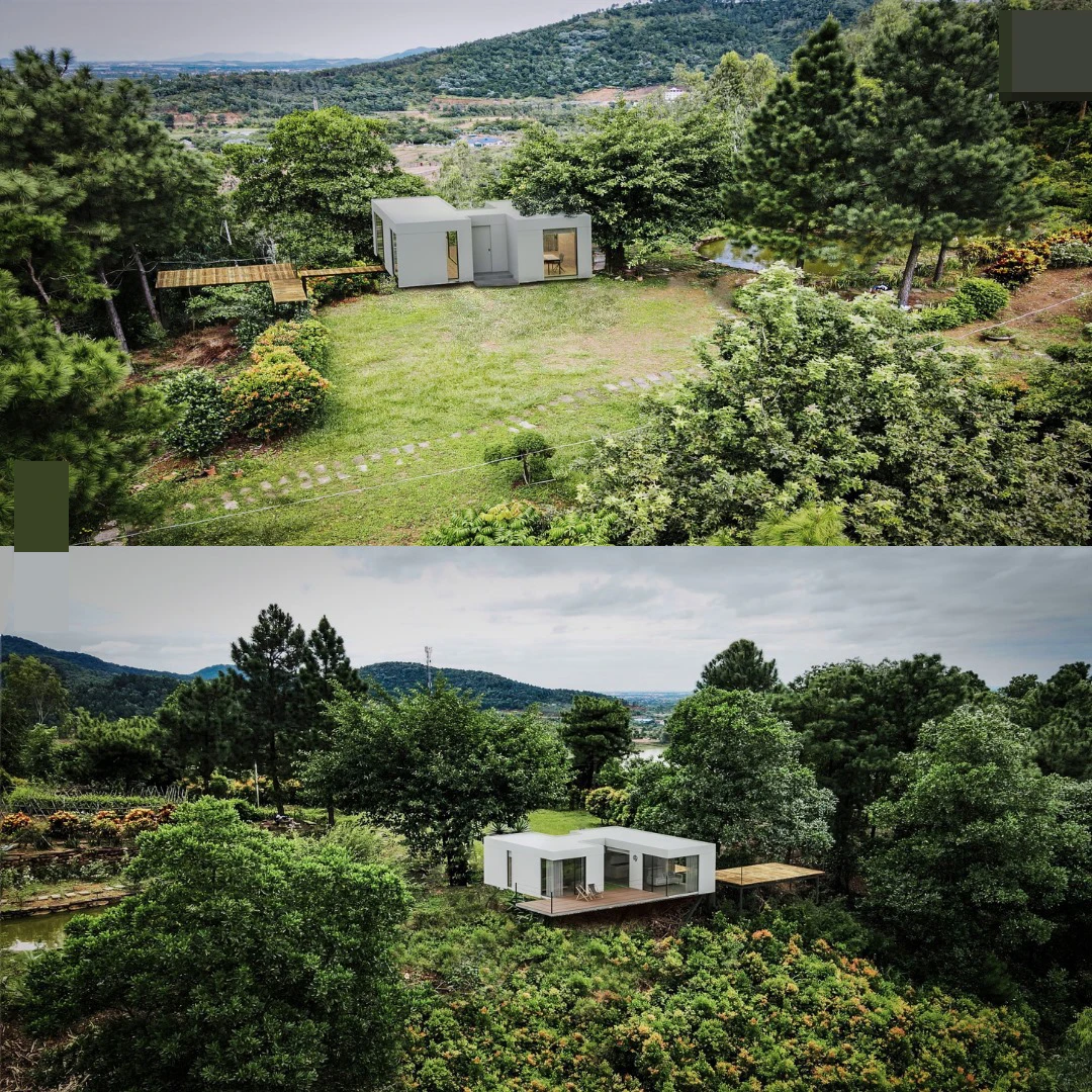 Chồng xây nhà lưng chừng đồi tặng vợ nhân kỷ niệm 10 năm ngày cưới