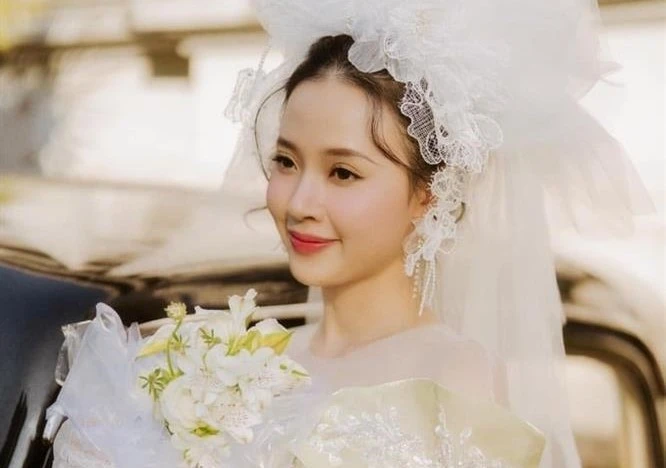 Midu khoe ảnh mặc váy cưới đẹp lung linh, nửa kia chưa lộ diện