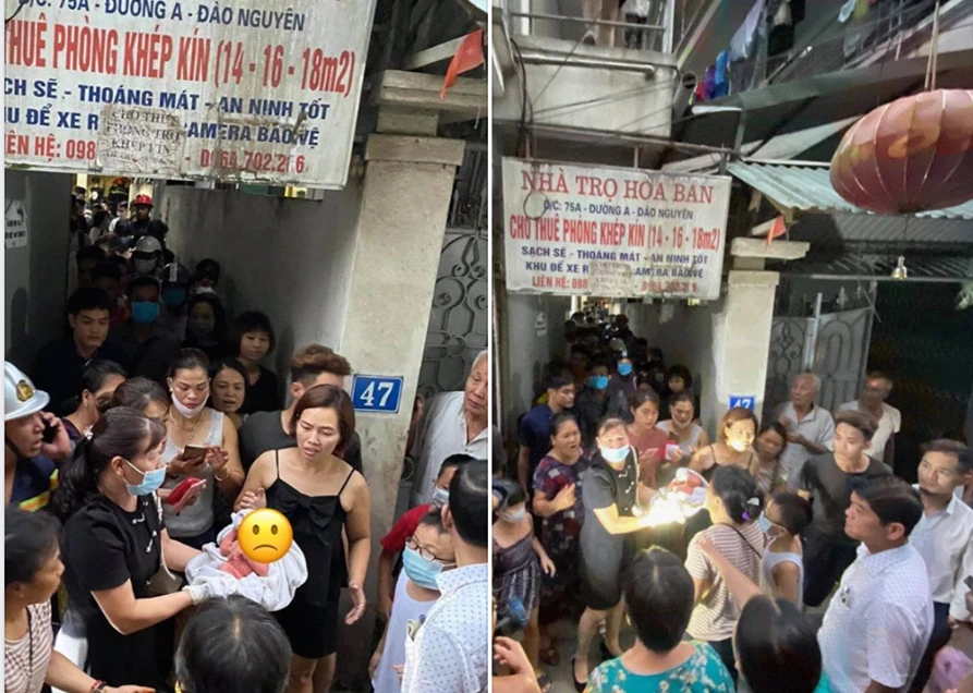 Nghi vấn bé sơ sinh bị mẹ vứt bỏ vào giữa khe tường