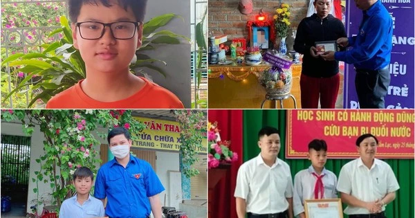 Những “anh hùng nhí” dũng cảm cứu người năm 2022 