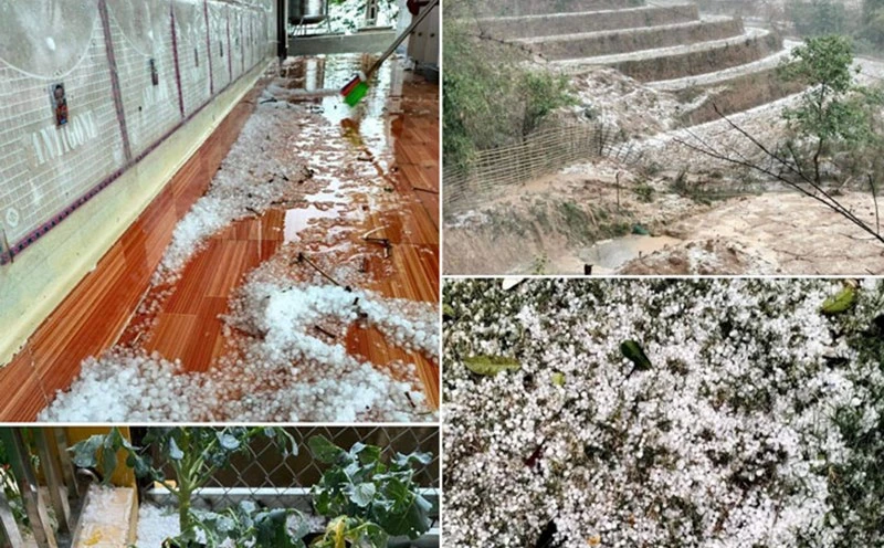 Mưa đá xảy ra ở nhiều địa phương có phải hiện tượng bất thường?