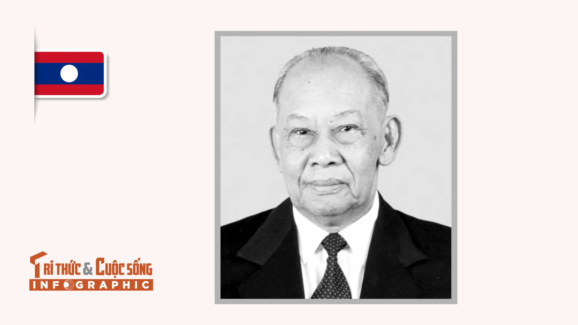 [INFOGRAPHIC] Những cống hiến của đồng chí Khamtay Siphandone với sự nghiệp cách mạng Lào