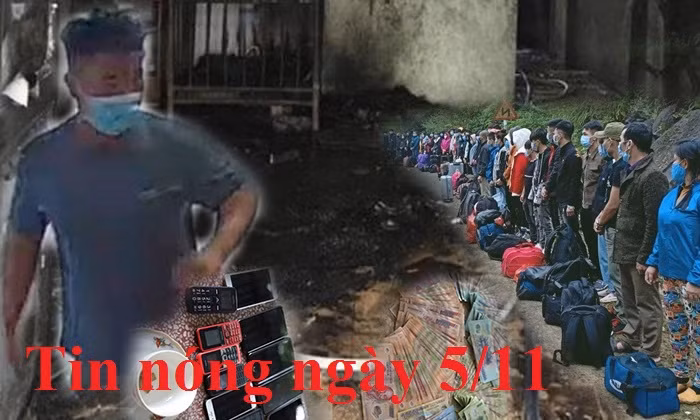 Tin nóng ngày 5/11: Hai vợ chồng cháy như ngọn đuốc trong nhà