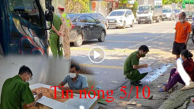 Tin nóng 5/10: Cháu bé 3 tuổi bị ô tô tông tử vong