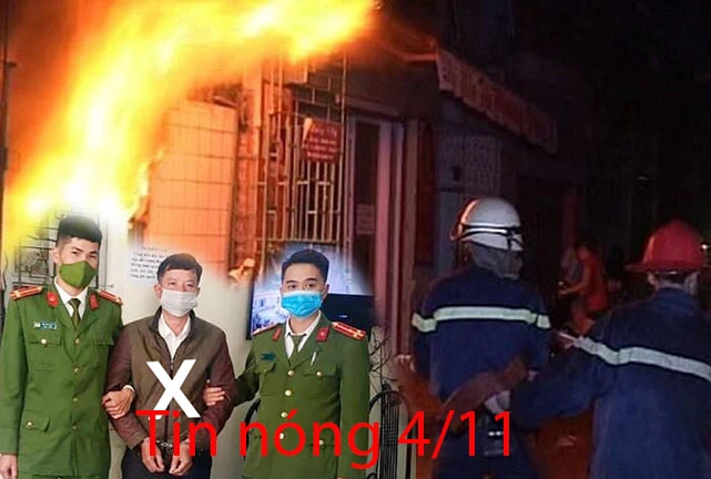 Tin nóng 4/11: Vợ không cho ngủ cùng, chồng đổ xăng đốt nhà