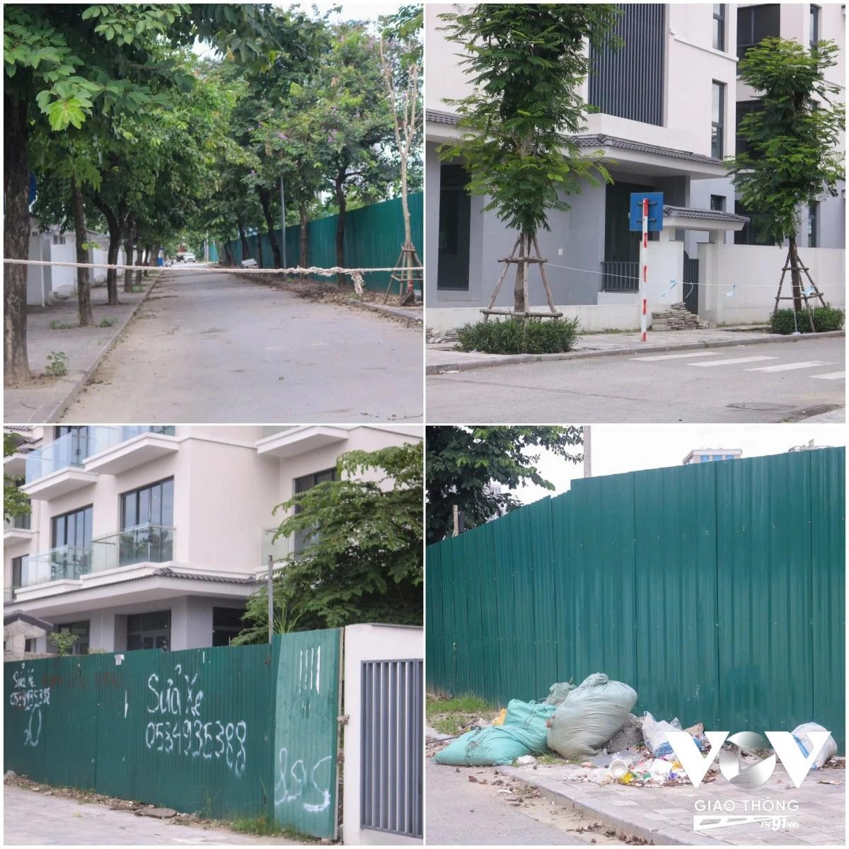 Khu biệt thự liền kề Dương Nội (quận Hà Đông, Hà Nội) dù đã hoàn thiện hạ tầng, cảnh quan, nhưng lượng cư dân chuyển về ở rất ít, khiến nhiều căn biệt thự bị bỏ trống lãng phí