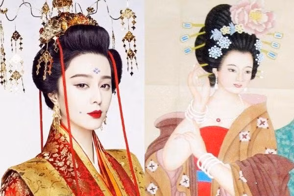 Dương Quý Phi, tên thật là Dương Ngọc Hoàn, là một trong bốn mỹ nhân lừng danh nhất lịch sử Trung Hoa. Nếu Tây Thi đẹp đến mức cá phải lặn (Trầm Ngư), Vương Chiêu Quân khiến chim ngỡ ngàng rơi xuống (Lạc Nhạn), Điêu Thuyền khiến ánh trăng e thẹn ẩn sau mây (Bế Nguyệt), thì Dương Quý Phi lại mang vẻ đẹp khiến hoa cũng phải ngại ngùng rũ xuống và được ví bằng cụm từ "Tu Hoa".