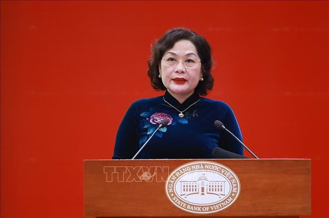 Thống đốc Ngân hàng Nhà nước Nguyễn Thị Hồng. Ảnh: Dương Giang/TTXVN