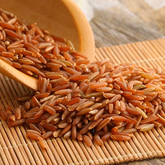 Loại gạo này có hình bầu dục thon dài hơn hạt gạo bình thường một chút, màu đỏ sẫm từ trong ra ngoài, cực kỳ bổ dưỡng, cơm nấu xong có mùi thơm quyến rũ, hương vị tuyệt hảo.