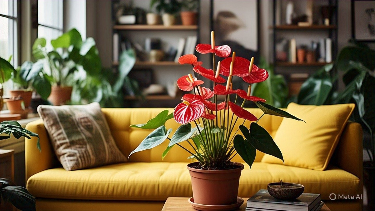 3. Người xưa nói: Hồng môn đỏ vào nhà, mở cánh cửa may mắn. Người xưa cho rằng, ý nghĩa của cây cảnh này là may mắn, giàu có và tìm kiếm kho báu. Giữ một cây cảnh này trong nhà sẽ mang lại hạnh phúc và tài lộc. Màu đỏ tươi của nó không chỉ tượng trưng cho sự may mắn mà còn tượng trưng cho sự ấm áp và niềm vui.