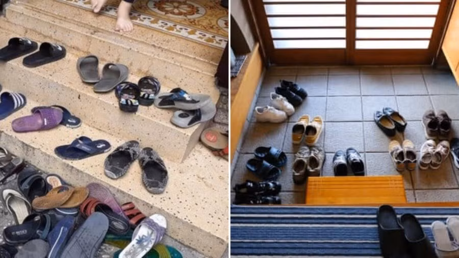 Đặc biệt, khi có khách đến chơi, hình ảnh giày dép vứt bừa bộn sẽ khiến họ mất thiện cảm, khó có mong muốn quay lại.