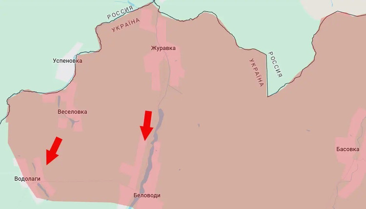 その後、ロシア軍はノヴェンケ橋頭堡を通ってウクライナ領内に深く進軍し、スムイ州のバシフカに向かって進軍してこの地域に足場を築き、クルスク州のスジャに至るAFUの兵站供給ラインを遮断する任務を遂行しようとした。 9-7948.jpg