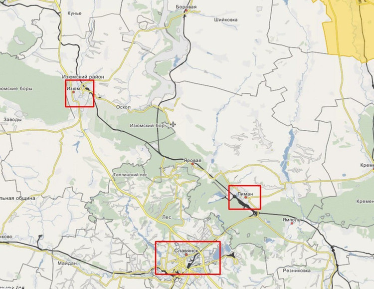 Jika Rusia menawan semula Lyman, ia akan membuka jalan ke bandar berkembar Slavyansk-Kramatorsk, yang merupakan barisan pertahanan utama dan terakhir untuk Ukraine di Donetsk. Pada masa ini, serangan ke atas kedua-dua bandar ini sedang dilancarkan dari Konstantinovka dan Seversk oleh unit-unit Kumpulan Tentera Selatan dan Barat dari arah Lyman. (sumber foto: Topwar, TASS, Ukrinform). 16.jpg