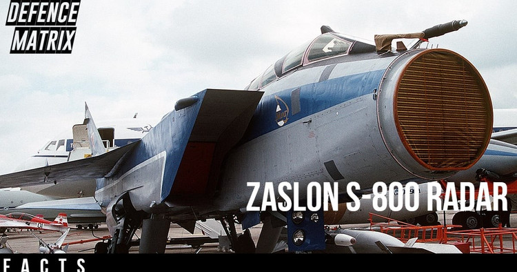 Radar Zaslon S-800 của MiG-31 có thể phát hiện các mục tiêu có kích thước bằng máy bay chiến đấu, ở khoảng cách tới 200 km. Ảnh Wikipedia 3.jpg