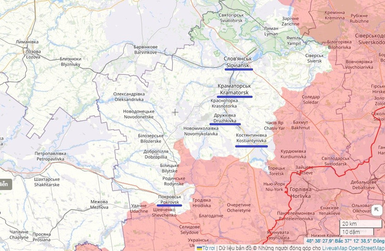 ステシン記者は自身の個人ページにこう投稿した。「現在、全ての注目はポクロフスク戦線とコスティアンティニフカ戦線に集まっている。なぜなら、これらはドンバスにおける最後の防衛拠点だからだ。戦闘空間は拡大し始めている。我々の航空偵察によれば、敵はスラビャンスクとクラマトルスクという二つの重要都市を防衛することはできないだろう。」 2-9870.jpg