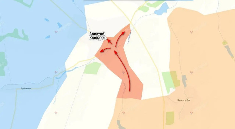 De situatie in de Dobropillya-saillant blijft verslechteren voor de AFU, aldus de Russian Military Review. Na de inname van Ivanivka aan de westelijke flank van de saillant, zijn de Russen naar het noorden getrokken en richten ze zich op het dorp Zolotoy Kolodez, waar ze zich tijdens een recente tegenaanval van de AFU gedwongen zagen zich terug te trekken. 6.jpg