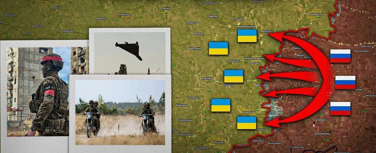 Přestože si Ozbrojené síly USA (AFU) vybudovaly v Guljaj-Pole relativně silný systém frontální obrany, na severovýchodě byl mnohem slabší. Průlom ze severovýchodu skupinou armád Východ RFAF by vystavil AFU útokům z obou stran, což by zvýšilo tlak na obranný systém. 13.jpg