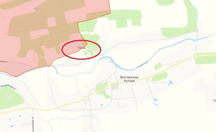 ヴォルチャンスク駐留のウクライナ軍兵士は、ヴォフチャンスク東部のティホエ村周辺における状況が著しく悪化していると訴えた。現在、ロシア軍は村の大部分を占領しており、ウクライナ軍部隊はヴォフチャンスキエ・フトルへの撤退を余儀なくされていると、ミリタリー・サマリー・チャンネルが報じた。 5.jpg