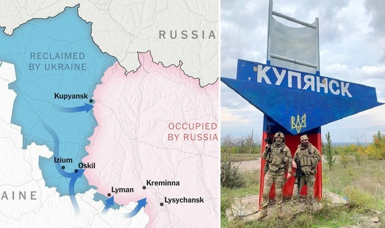 In der Stadt Kupjansk südlich von Charkiw in der Ostukraine dringen die russischen Streitkräfte (RFAF) nach und nach in Wohngebiete vor. Die Lage ist instabil, doch die ukrainischen Streitkräfte (AFU) verfügen derzeit nicht über genügend Truppen in der Stadt, um die Lage zu ändern. 1.jpg
