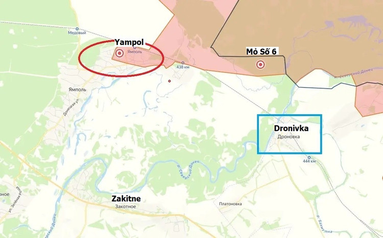 Di utara Seversk, pertempuran berterusan berhampiran Lombong No. 6. Tentera Rusia mara ke arah perkampungan Rudnik dan Sungai Bakhmutka. Di samping itu, terdapat maklumat tentang peningkatan dalam situasi taktikal berhampiran Dronivka, pembukaan jalan ke Seversk dari utara, dan pendahuluan di sepanjang kereta api. Pada masa yang sama, tentera Rusia meneruskan serangan mereka di Yampol. 11-9993.jpg