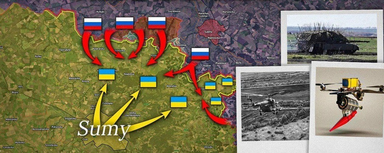 エイデン・チャンネル氏は、ロシアの目的はスムイへの大規模な侵攻を行い、大規模なウクライナ軍部隊をこの地域に留まらせ、スムイ地域に新たな戦線を維持することだったと指摘した。ロシア空軍の優位性は、クルスクからウクライナ軍を排除した後、ロシア空軍が約60平方キロメートルの橋頭堡を確保し、スムイ市への進撃を可能にしたことにある。 13-7224.jpg