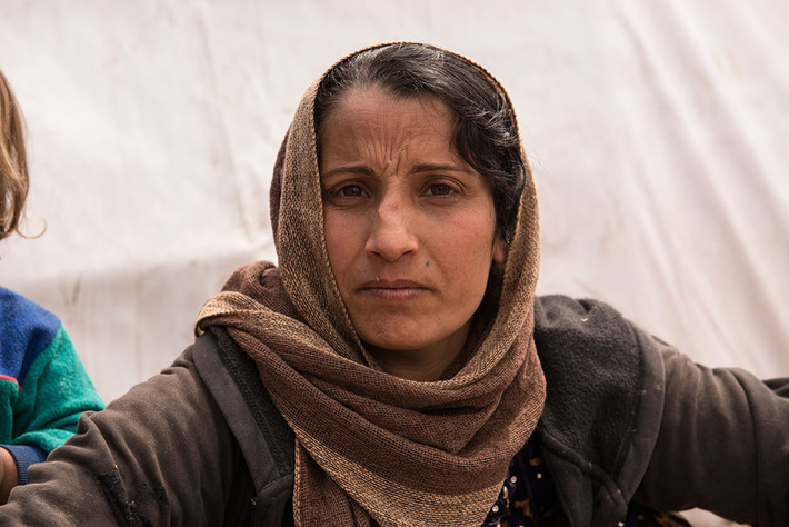 “Cuộc sống ở đây rất khó khăn”, cô Talia, một người tị nạn Iraq, chia sẻ. Ảnh: AJ.