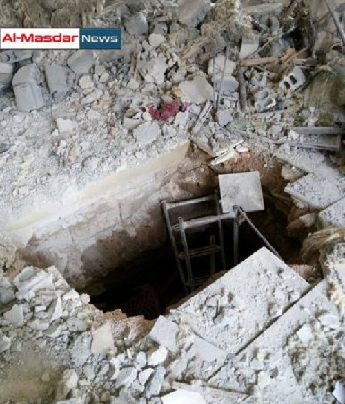 Được biết, hai đường hầm trong hệ thống này được nhóm phiến quân Syria sử dụng để vận chuyển chiến binh.