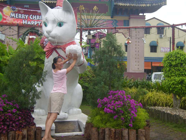 Bảo tàng mèo Kuching là một bảo tàng về các loài mèo tọa lạc tại thành phố Kuching của Malaysia. Theo quan niệm của người dân Malaysia, mèo là một loài may mắn. Ảnh: The Richest.