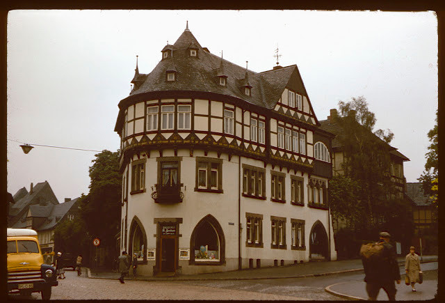 Tòa nhà cổ ở Goslar ngày 26/6/1958.