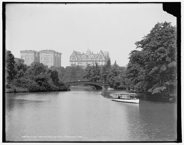 Khung cảnh thanh bình ở Central Park, New York, năm 1903.