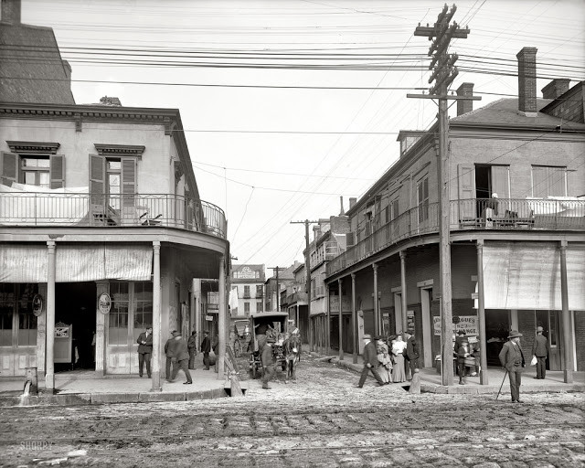 Đường phố Madison ở New Orleans năm 1906.