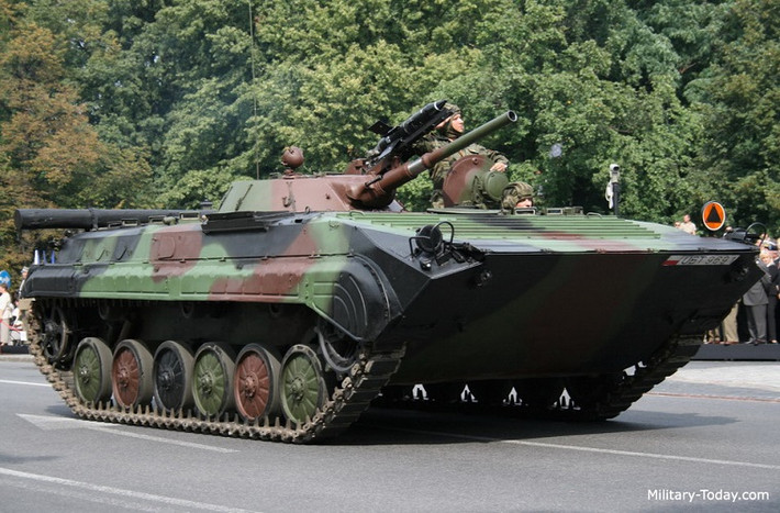 Phiên bản nâng cấp của BMP-1 có thể nhanh chóng thay đổi vũ khí và trang thiết bị để thích ứng với từng nhiệm vụ trên chiến trường. Ảnh: Military Today